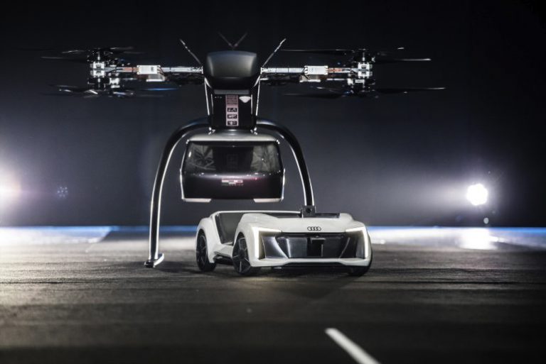 Airbus и Audi показали, как будет работать их капсульное летающее такси