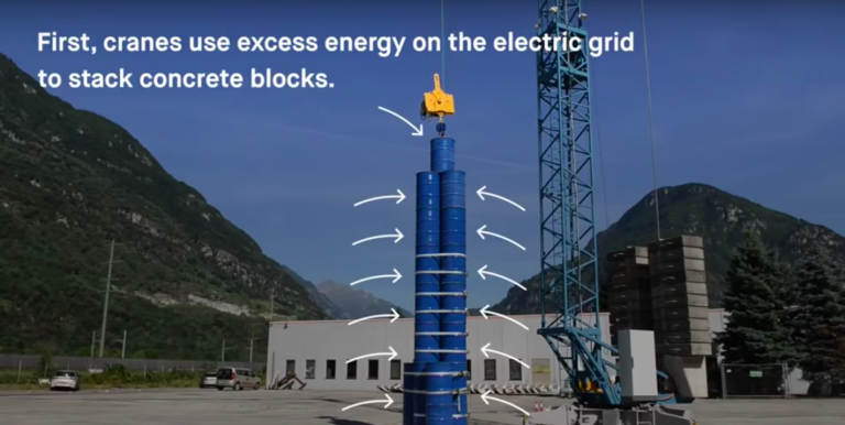 Стартап Energy Vault будет добывать электроэнергию от падения камней
