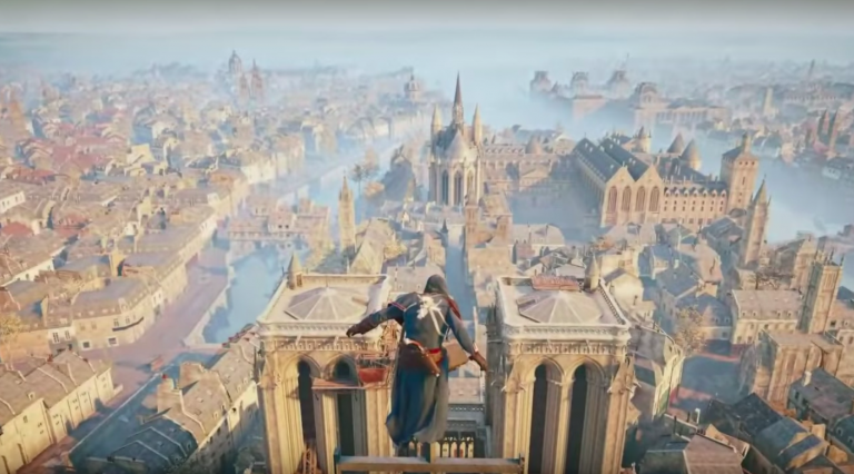Французские власти смогут использовать игру Assassinʼs Creed Unity для реконструкции сгоревшего собора Нотр-Дам