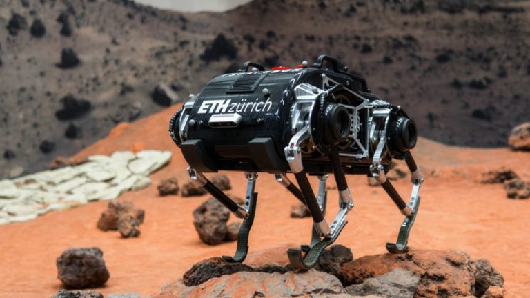 Посмотрите на робопса SpaceBok — он создан для работы в условиях лунной гравитации!