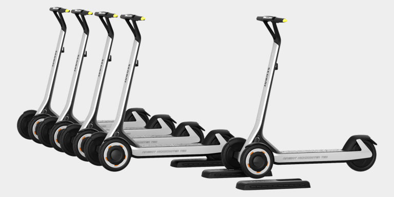 Стартап Segway-Ninebot показал беспилотный электросамокат. Он сам возвращается на станцию зарядки!