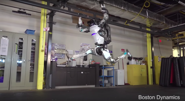 Посмотрите на робота Atlas от Boston Dynamics. Его научили делать стойки на руках и сальто
