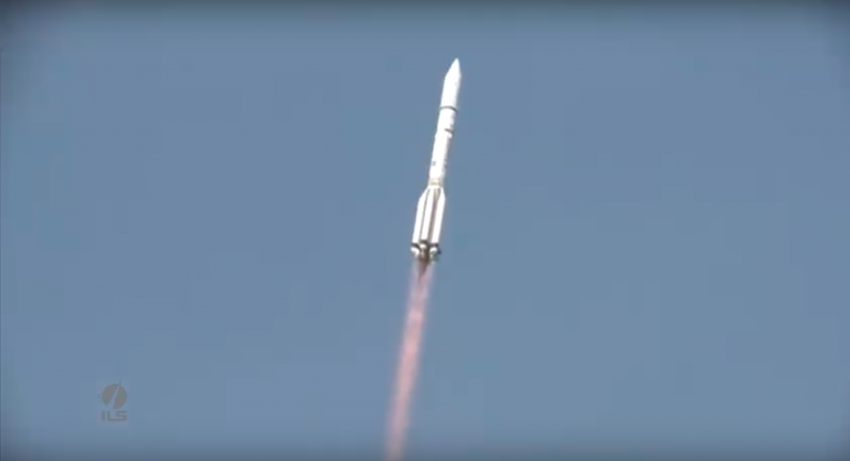 Посмотрите, как прошла прямая трансляция запуска ракеты «Протон-М» с двумя коммерческими спутниками