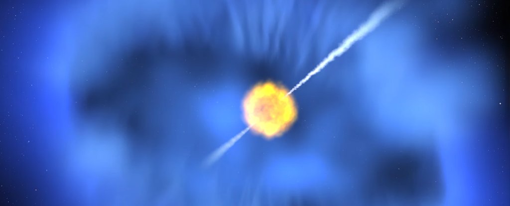 В отдельные годы в природе наблюдаются вспышки. Нейтронная звезда приближается к земле. Сверхновая звезда в Магеллановом облаке. Сигнал в космос. Кориопсис яркая вспышка.