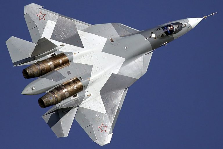 Российский истребитель Су-57 разбился во время испытаний двигателя