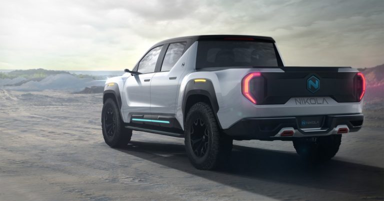 Nikola представила концепт конкурента Cybertruck с водородно-электрическим двигателем