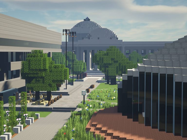 Студенты MIT воссоздали свой кампус в Minecraft
