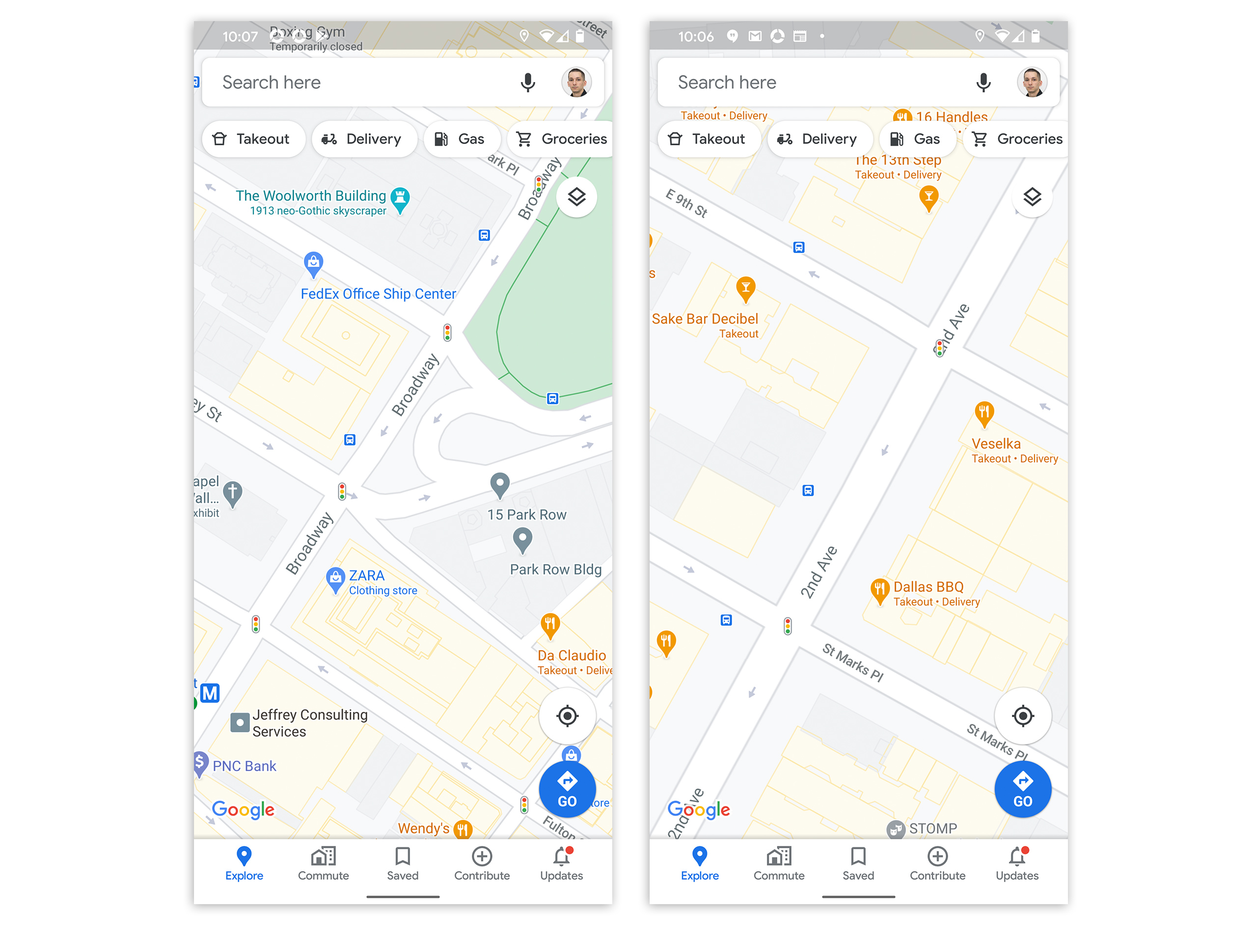 Google Maps начал отображать сигналы светофора