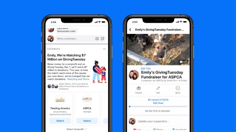Facebook представил систему пожертвований для нуждающихся