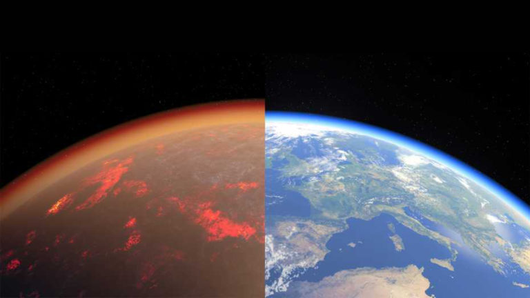 Молодая Земля с её атмосферой была больше похожа на Венеру, чем на себя сейчас