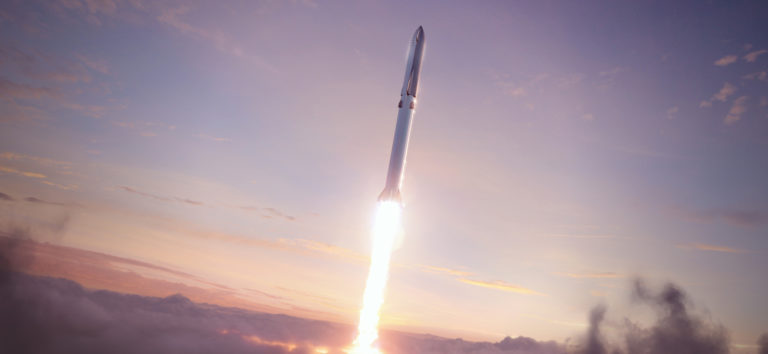 SpaceX вернет свой ускоритель с помощью пусковой установки