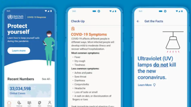 ВОЗ выпустила приложение о COVID-19