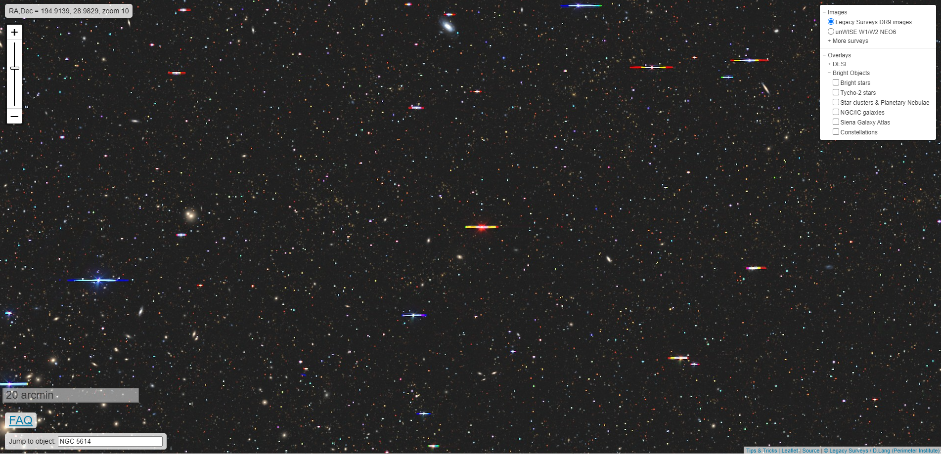 Астрономи створили найбільшу карту неба: в ній більше мільярда галактик