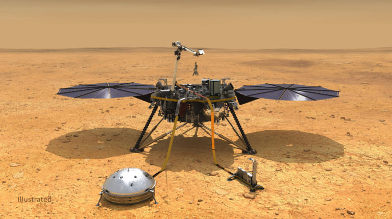 NASA отключит половину функций зонда InSight, чтобы он пережил зиму на Марсе