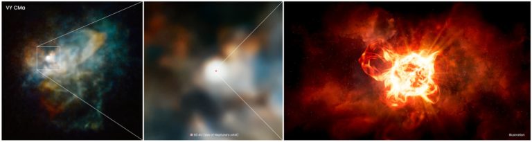 С помощью «Хаббла» ученые разгадали тайну затемнения звезды-монстра