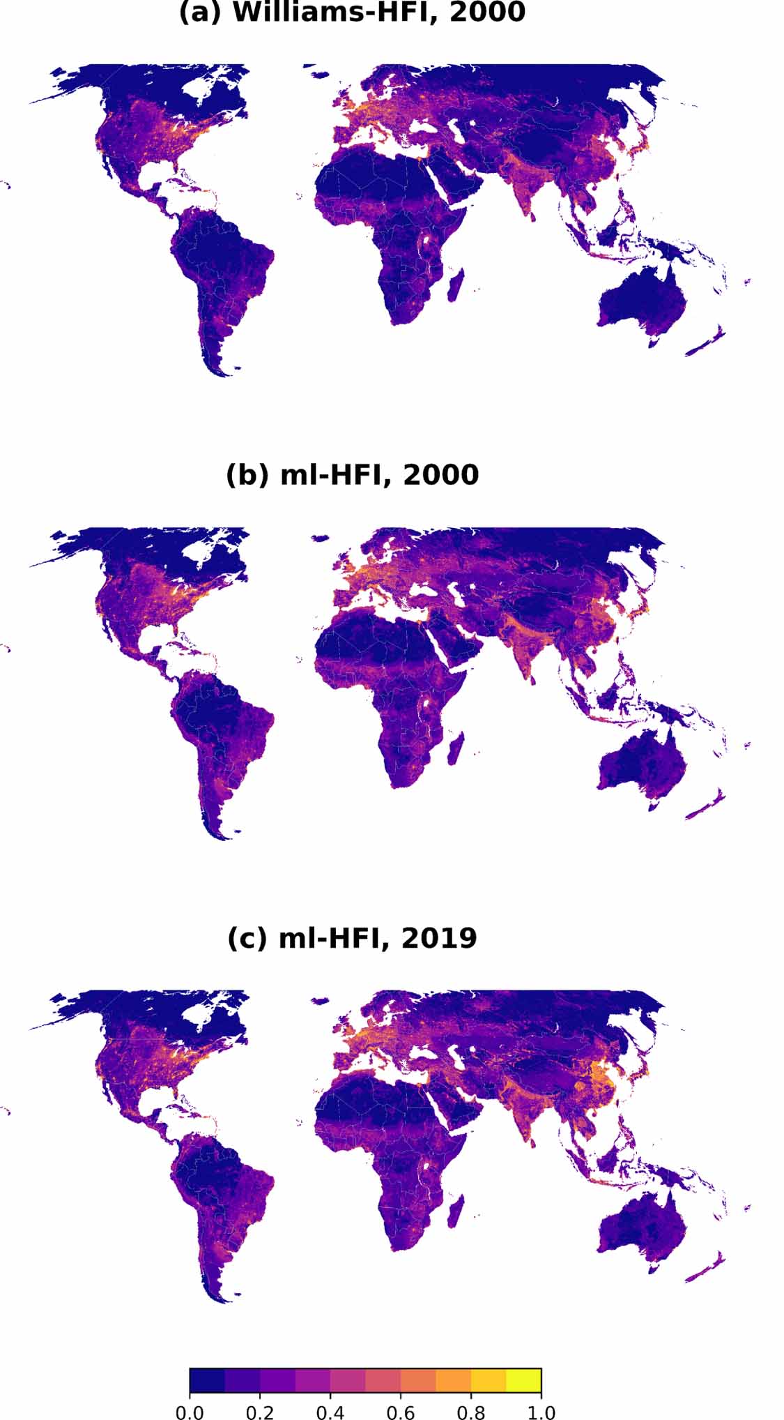 Супутникова карта показує вплив людей на Землю за 20 років