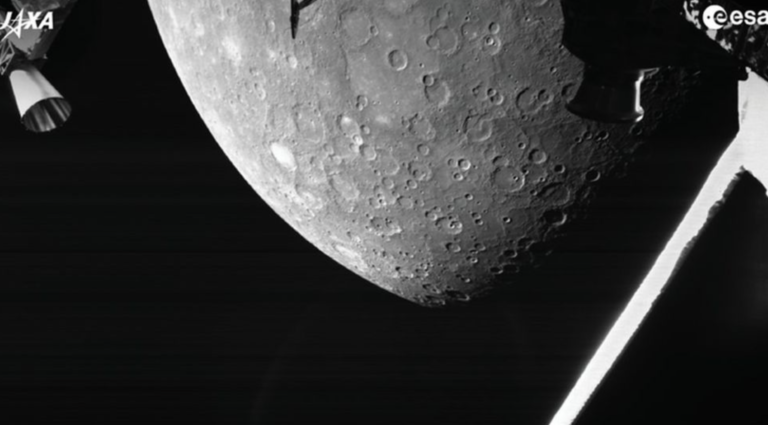 Миссия BepiColombo прислала первые фотографии с Меркурия