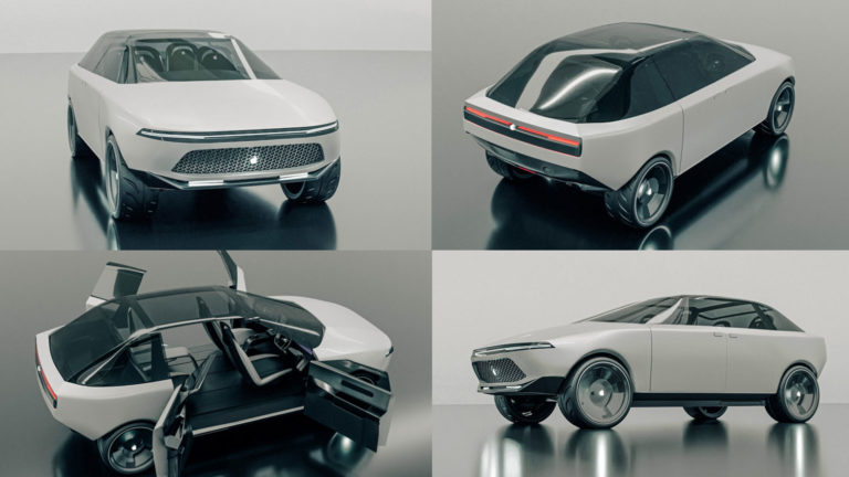 Посмотрите, как может выглядеть Apple Car: рендеры сделали на основе патентов компании