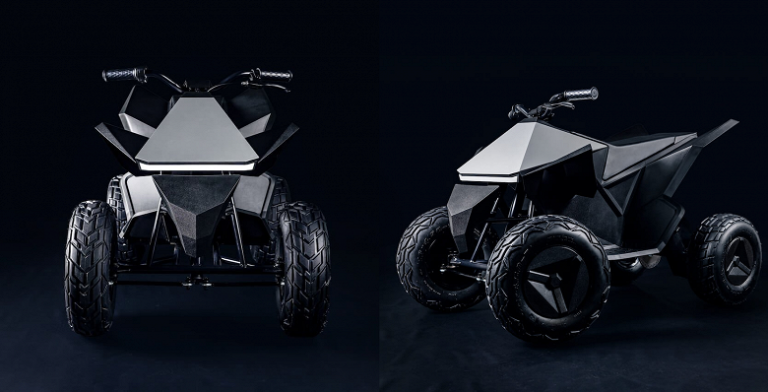 Tesla выпустила электрический квадроцикл Cyberquad