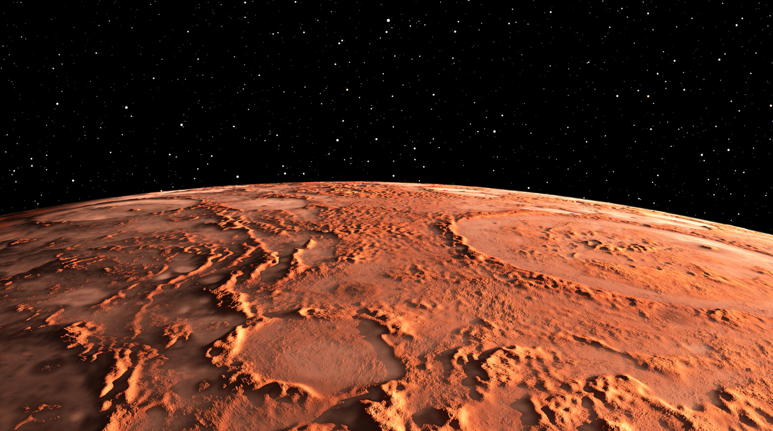 Посмотрите на новую фотографию Марса, где он похож на шоколадный торт