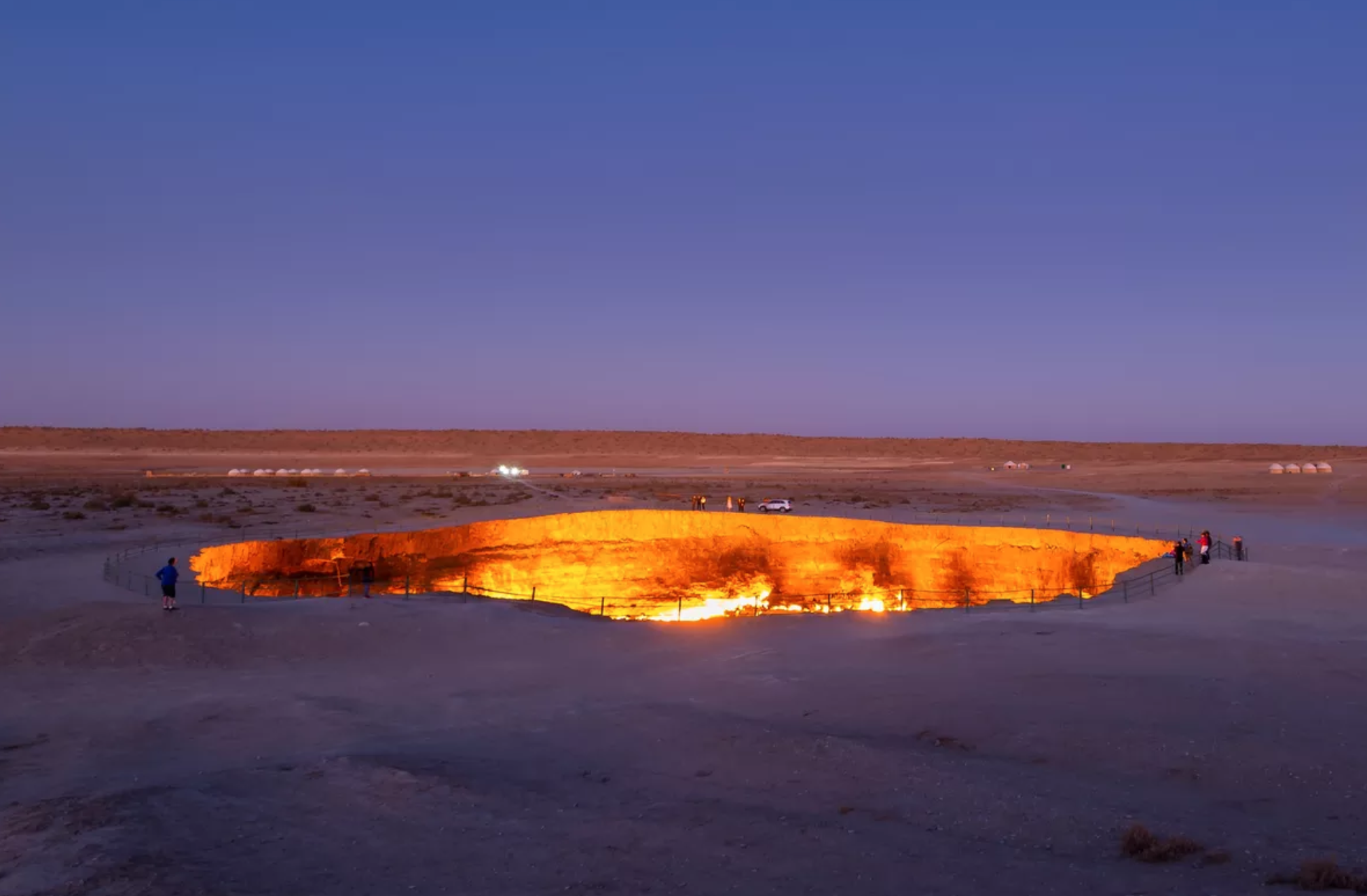 Туркменистан хочет закрыть газовый кратер «Врата в ад», горящий с 1971 года