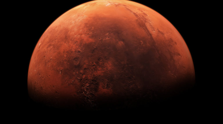 Марсоход НАСА Curiosity сделал снимок минерального «цветка» на Марсе