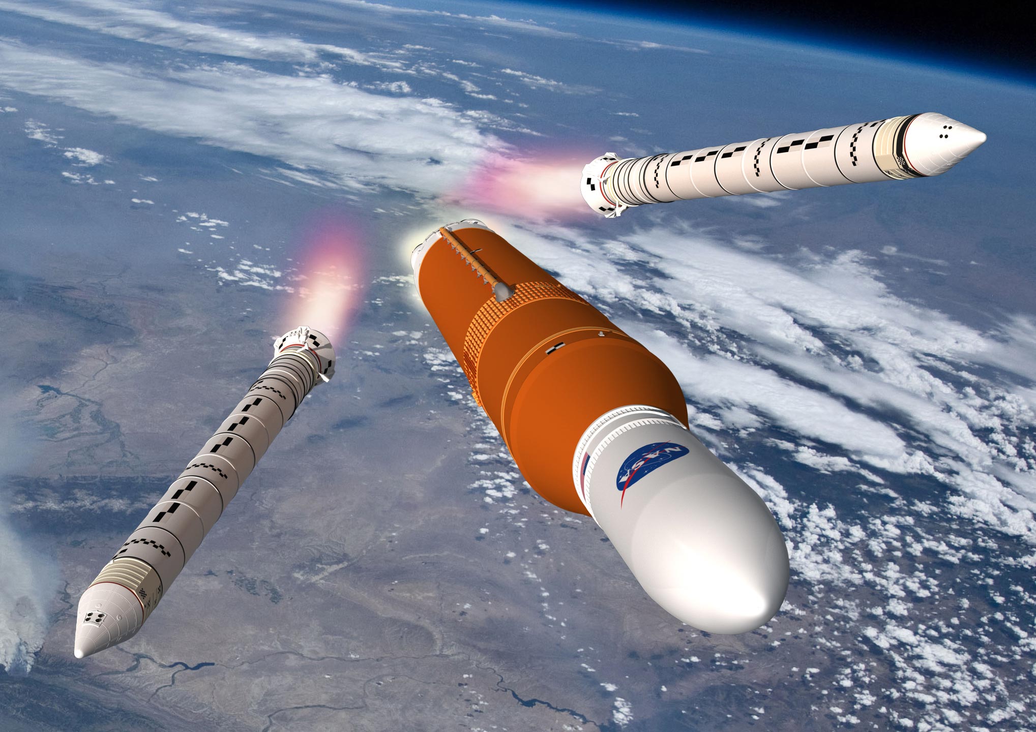 Полет ракеты в космос видео
