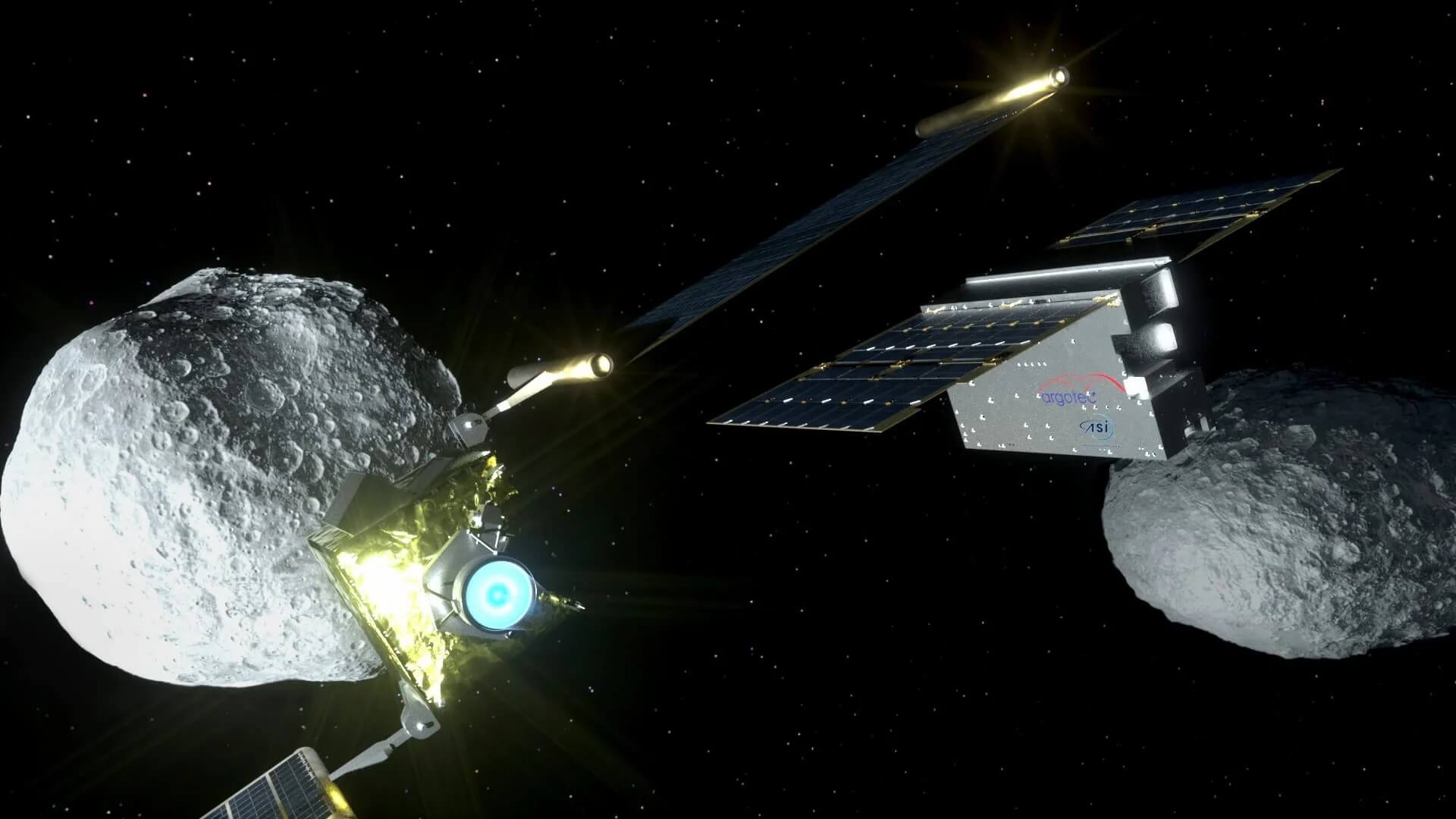 DART выпустил зонд с камерами, чтобы начать трансляцию столкновения с астероидом