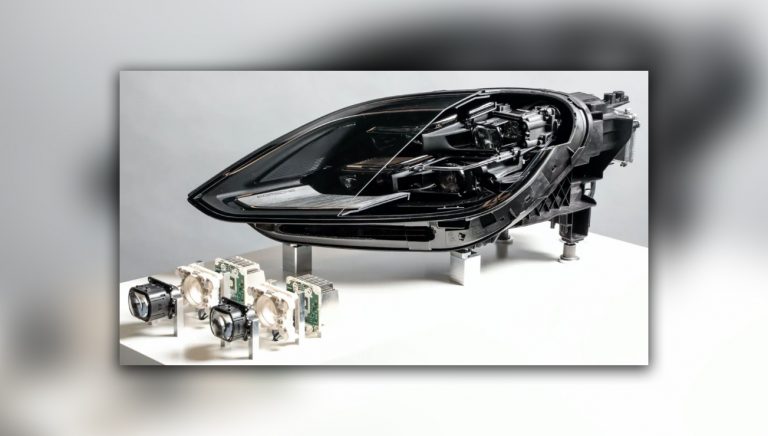 Porsche создал фары с 16 000 светодиодов. Дальность света почти 600 метров