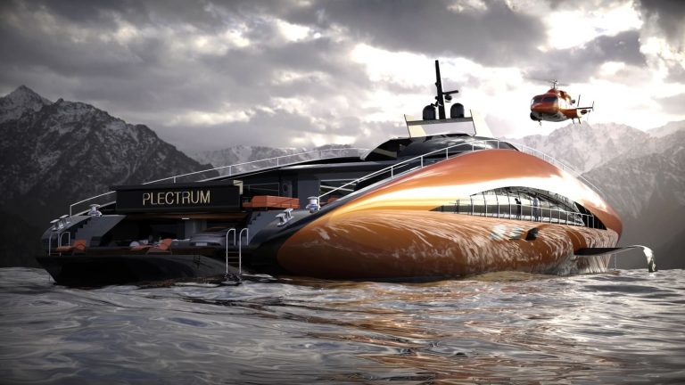 Посмотрите на водородную суперяхту, «летающую» над водой со скоростью 75 узлов
