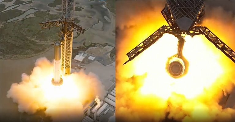 SpaceX испытала работу всех двигателей «Лунной ракеты Маска»