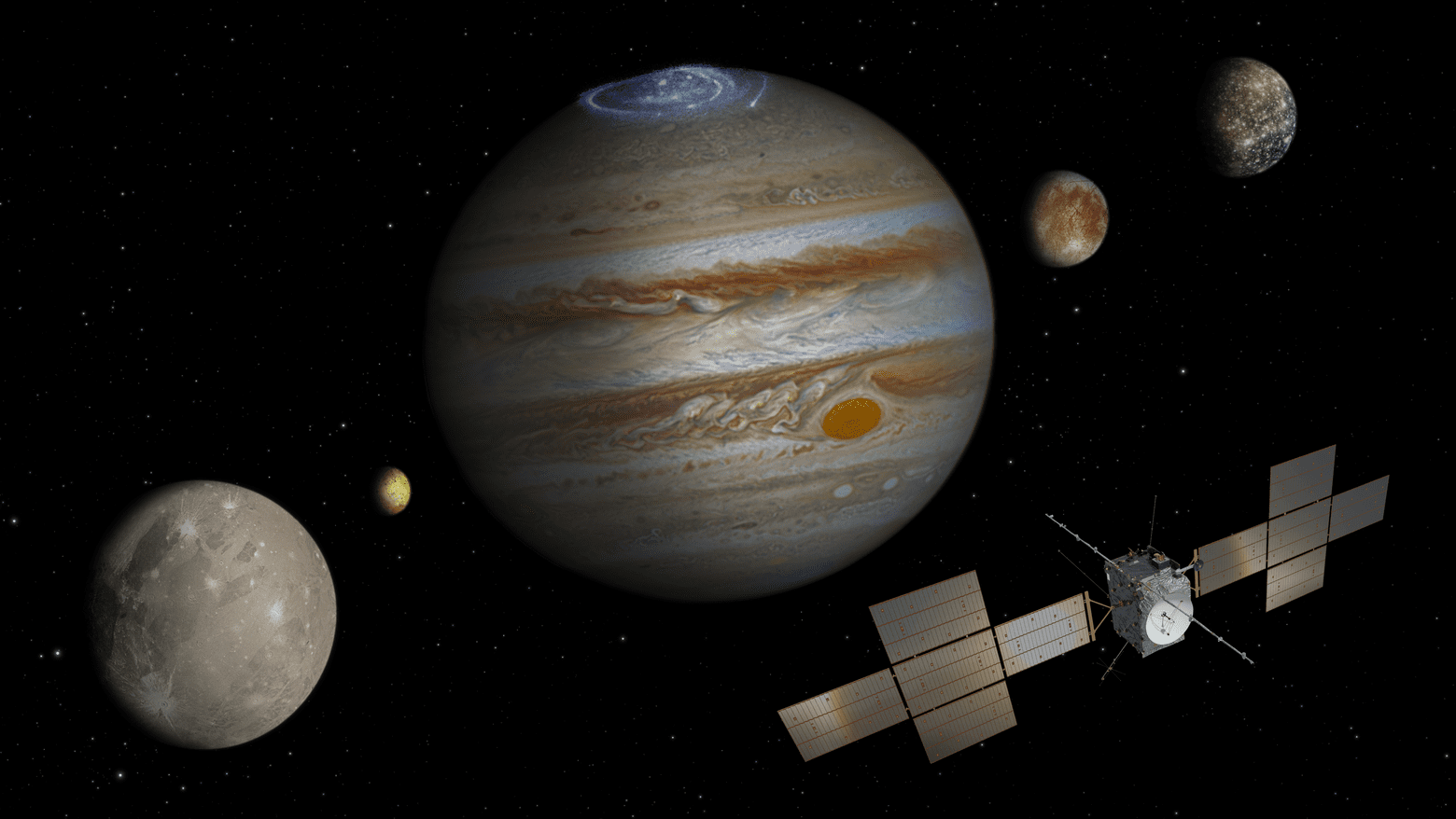 Загадки Юпитера: как межпланетные станции изучали газовый гигант