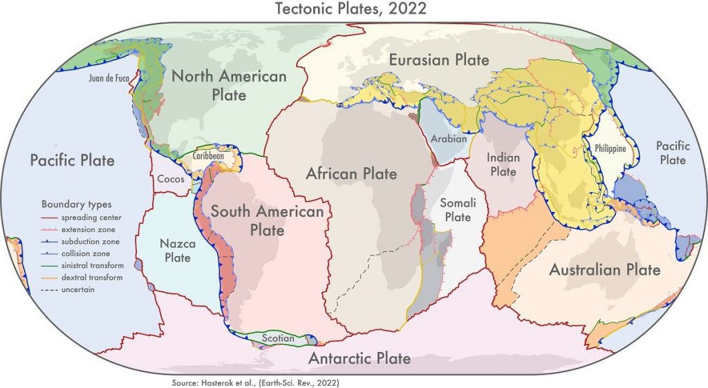 Анализ движения тектонических плит объясняет, почему Анды такие длинные