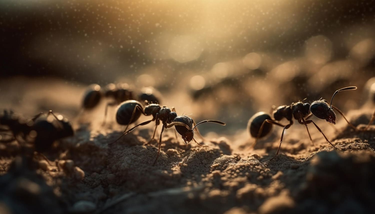 Необычное поведение муравьев наблюдали в Австралии: целая колония притворялась мертвой