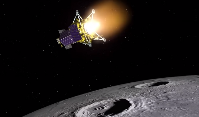 Российский зонд «Луна-25» столкнулся с лунной поверхностью и разбился