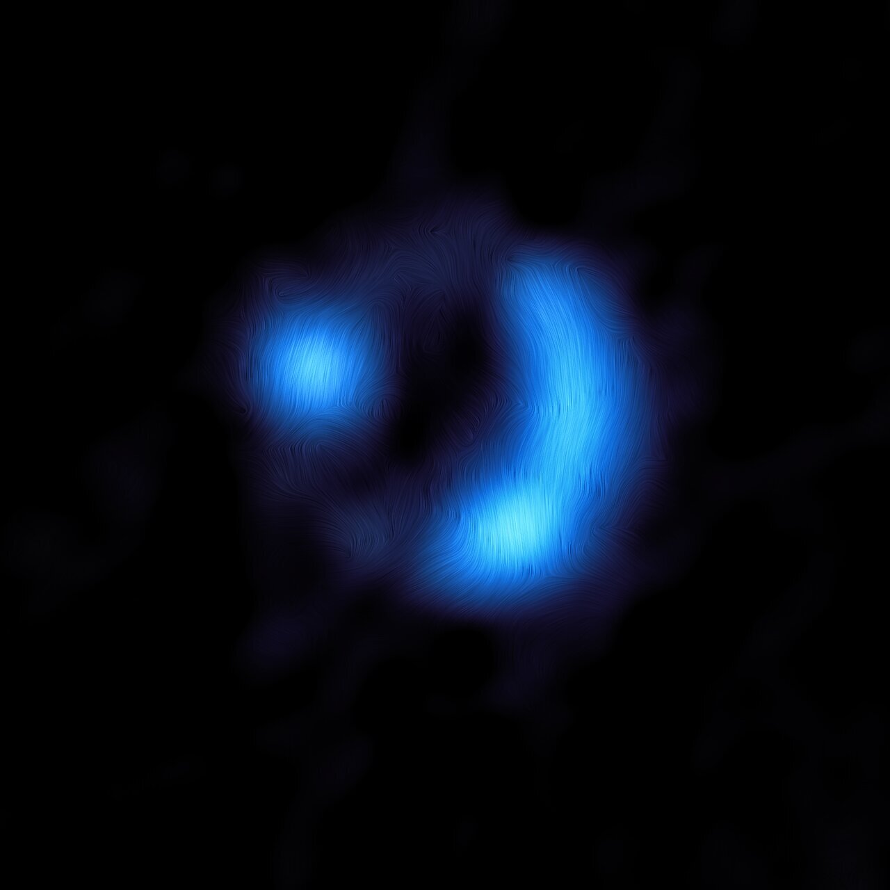 Астрономы нашли самое далекое магнитное поле галактики
