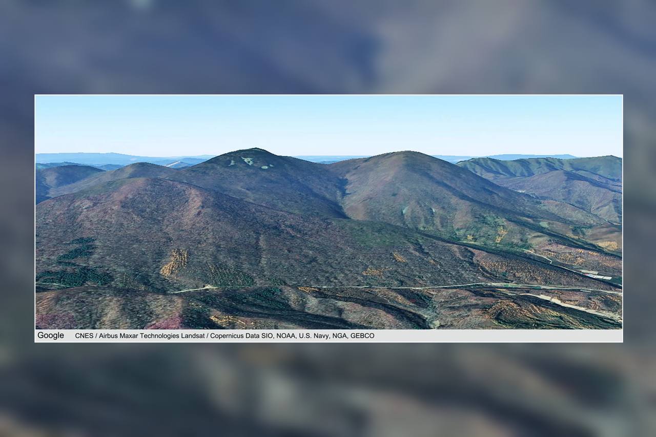 Первый в мире ударный кратер на вершине горы нашли на северо-востоке Китая