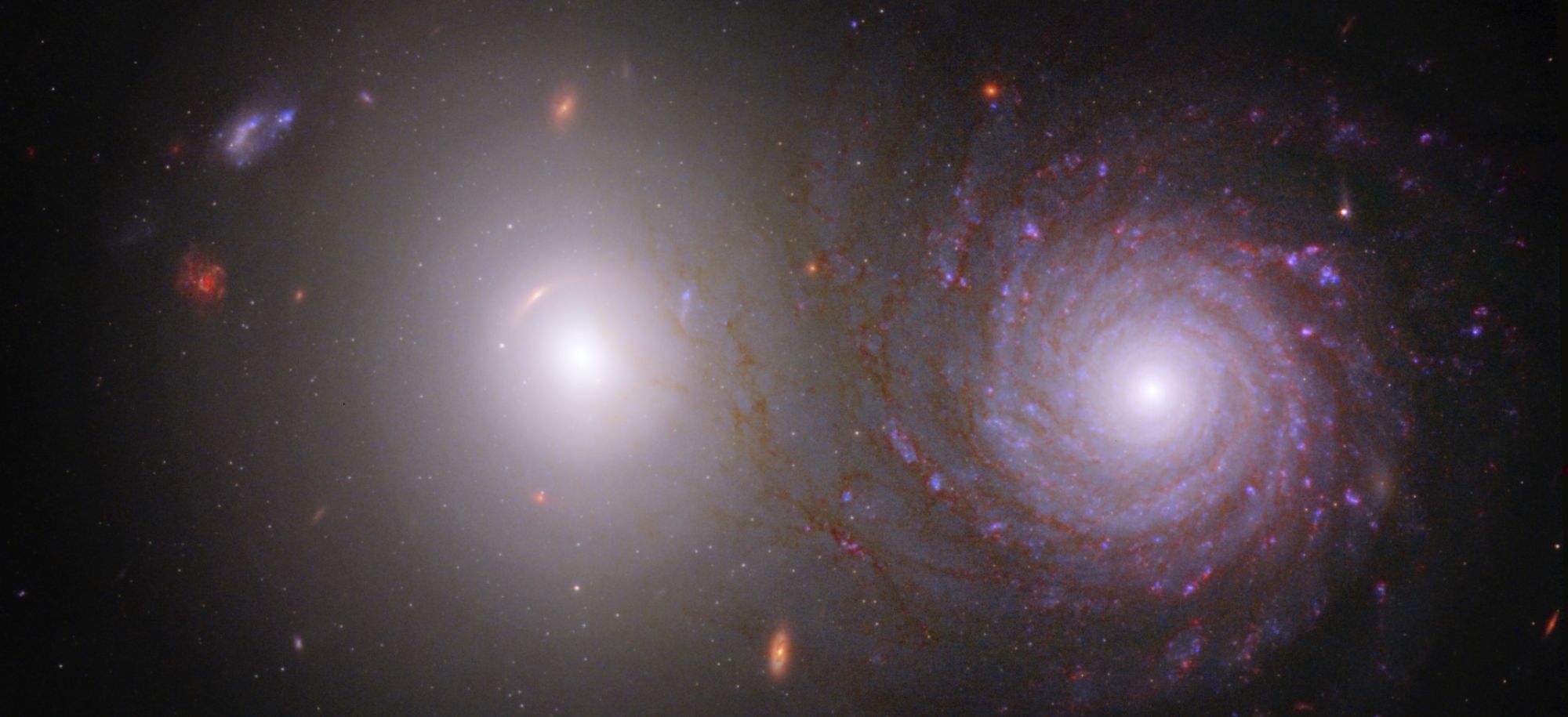Редкость спиральных галактик в ближайшей Вселенной объяснили с помощью моделирования