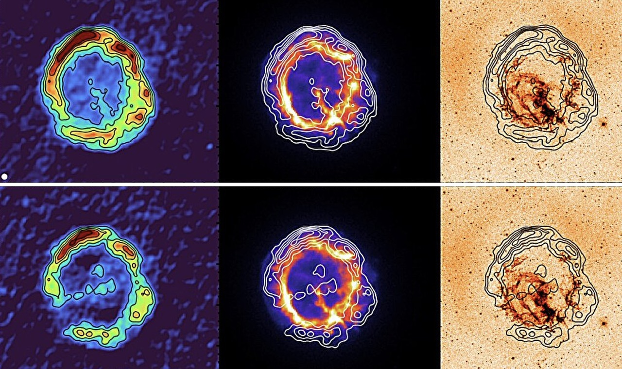 Остаток сверхновой изучили с помощью двух массивов телескопов