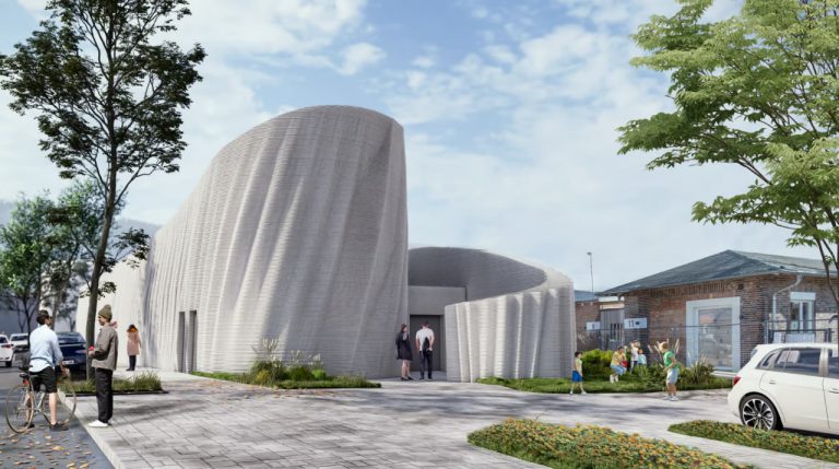 Посмотрите на самое большое в Европе здание, напечатанное на 3D-принтере