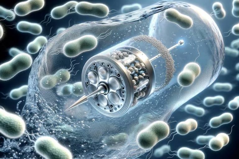 Наномоторы с ионами серебра «взрывают» бактерии, которые им попадаются