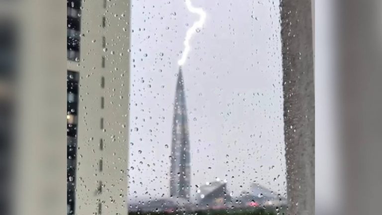Посмотрите на последствия урагана в Петербурге
