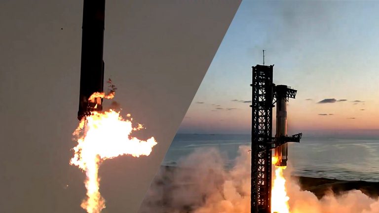 Посмотрите на тестовый запуск Starship и тест системы захвата Mechazilla