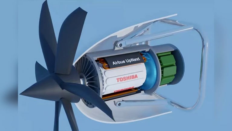 Airbus и Toshiba создают сверхпроводящий двигатель для самолетов будущего