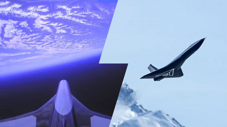Посмотрите, как прототип космоплана Aurora разогнали до 1,1 Маха 