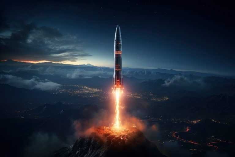 Посмотрите на туманность, которую создала ракета SpaceX в атмосфере Земли