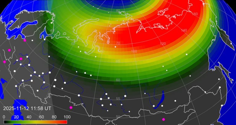 Сильнейшая за год магнитная буря обрушилась на Землю