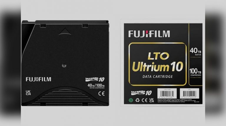 Fujifilm представила ленточный накопитель на 40 Тбайт