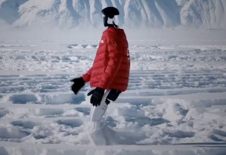 Посмотрите, как робот прошел 130 000 шагов на морозе -47С