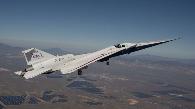 Испытания сверхзвукового самолета НАСА X-59 пришлось прервать: в чем причина
